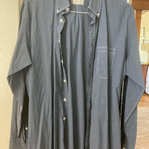 Billy Reid Standard Cut men’s button down Size:L - Picture 3 of 6